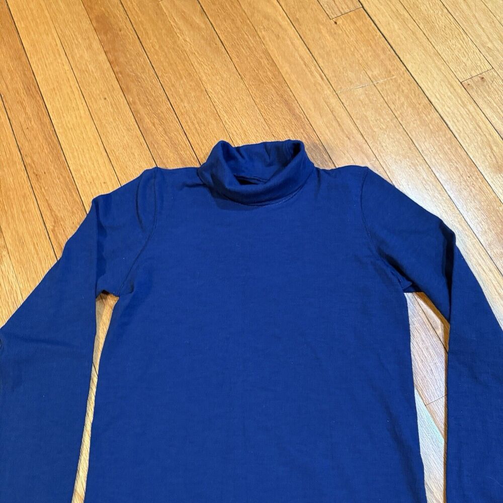 Athleta Foresthill Ascent Wool Blend Turtleneck Top Womens XS Blue Capsule EUC - Picture 4 of 10